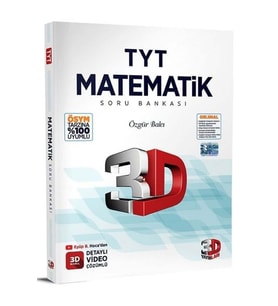 3D Tyt Matematik Tamamı Video Çözümlü Soru Bankası