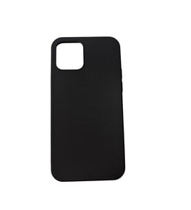 iPhone 12 ile Uyumlu Cappy Silikon Kılıf Siyah