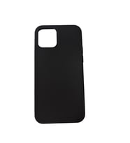 iPhone 12 ile Uyumlu Cappy Silikon Kılıf Siyah