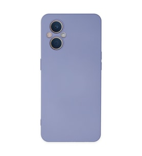 Oppo Reno 7 Lite Kılıf Nano İçi Kadife Silikon - Lila