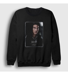 Presmono Unisex Siyah Jacob Twilight Sweatshirt 311471tt