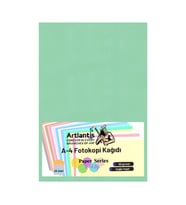 Çağla Yeşil Renkli A-4 Fotokopi Kağıdı 25 li 1 Paket Artlantis Fotokopi Renkli A4 Kağıdı
