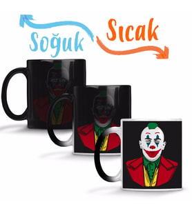 Travis Fleck Joker Sihirli Kupa Bardak Porselen