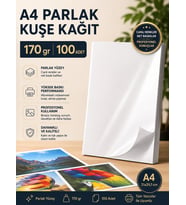 A4 Parlak Kuşe Kağıt 170 gr 100 Adet (1,06 KG)