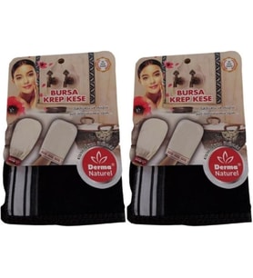 Derma Naturel Krep Kese - Siyah MS-28 (2 Li Set)