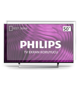 50PUS7373 TV EKRAN KORUYUCU - 50" inç 126 Tv Ekran Koruyucu Şeffaf Paneli