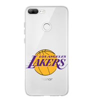 Huawei Honor 9 Lite  Uyumlu Kapak LA Lakers Tasarımlı Şeffaf Silikon Kılıf