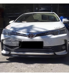Toyota Corolla E170 2013-2018 Uyumlu Astra H lip Esnek Ön Lip 2 Parça Tampon Altı Dil Karlık Ön Ek