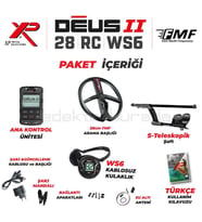 DEUS 2 28CM FMF BAŞLIK,ANA KONTROL ÜNİTESİ,WS6 KULAKLIK