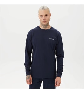 Columbia Cs0354 Csc Basic Erkek T-shirt (Lacivert)