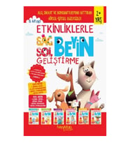 Etkinliklerle Sağ Beyin Sol Beyin Geliştirme (2+ Yaş) 6’lı Set
