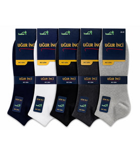 Uğur İnci Bambu Çorap Unisex Nefes Alabilen Terletmez Antibakteriyel Yumuşak Günlük Çorap 6 lı paket
