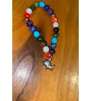 Çİn Takvimi Burçları 7 Çakra Doğal Taş Bileklik Hand Made El İşi Feng Shui Ejderha Yılı Koruyucu Hay