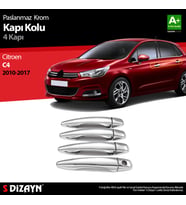 Citroen C4 HB Krom Kapı Kolu 4 Kapı 2010-2020
