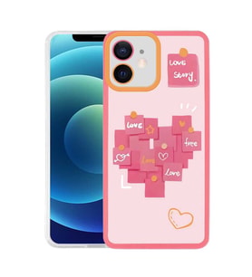 Uyumlu Model Apple iPhone 12 Kılıf Desenli Renkli Figürlü Kapak
