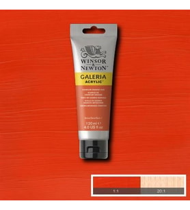 Winsor & Newton Galeria Akrilik Boya 120 ml. 090 Cadmium Orange Hue 