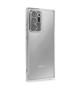Galaxy Note 20 Kılıf Lensli - Gümüş
