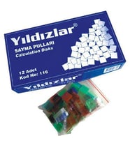 Yıldızlar Plastik Sayma Pulları 