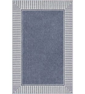 Eliana Home Baskılı, Yıkanabilir Kaymaz Taban Salon Halısı LNA1718 100x150 cm (Mavi)