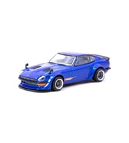 Nessiworld 1/64 Nissan Fairlady Z S30 Widebody Blue - Designed by Jon Sibal