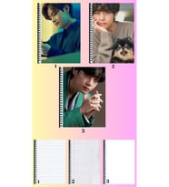 V BTS 3 adet defter A4 büyük boy çizgili_kareli_çizgisiz