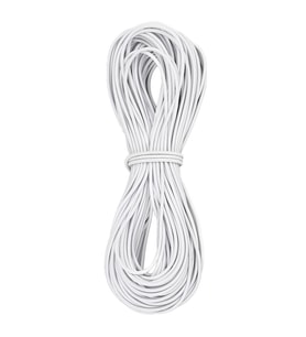 Beyaz 5 Metre 2 mm Yuvarlak Lastik