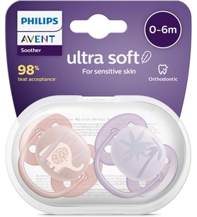 Avent SCF091/09 Ultra Soft 0-6 Ay 2li Kız Emzik