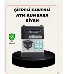 Para Kasası Görünümlü Elektronik Şifreli Kumbara