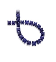 Lapis Lazuli Doğal Taş Küp Yıldız Kesim 10x10mm Dizi