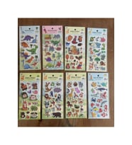 8 Adet Birden Çocuk Eğitici Sticker Çıkartma Seti Model 2