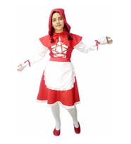Kırmızı Başlıklı Kız Kostümü Yetişkin