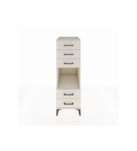 Kronos Dolap Tek Raflı 5 Çekmeceli 44x59x134 Aytaşı-Aytaşı