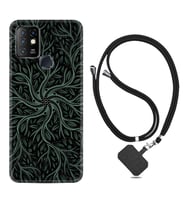 INFINIX Hot 8 9 10 11S Hot 10 Play 10T Kılıf Boyun Askılı Silikon Sarmaşıklar 1675