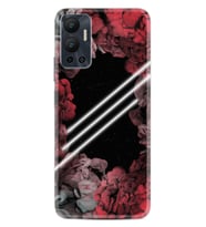 Infınix Hot 12 Kılıf Silikon Desen Özel Seri Flowers Line 1732