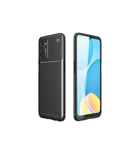 Oppo A16 Uyumlu Kılıf Zore Negro Silikon Kapak (Siyah)