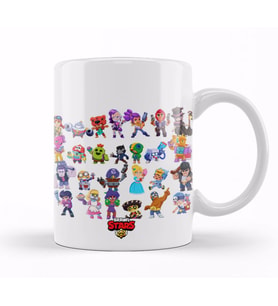 Brawl Stars Karakterler Kupa Bardak Porselen