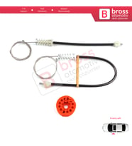 Honda S2000 AP1 AP2 1999-2009 72250-S2A-A03 İçin Sol Kapı Cam Kriko Tamir Seti