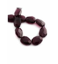 Cam Parlak Mor Kristal Kesim 20x25mm Dizi