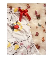 Cepsiz Viskon Yazlık Kadın Pijama Altı V31 (Beyaz)