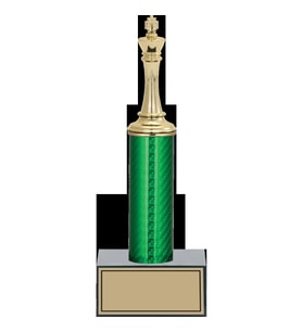 ODAK KUPA - Figürlü Kupalar - Satranç Figürlü Kupalar FG-006 A - 27 cm