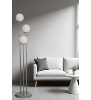 JUDY 3 LÜ GRİ BEYAZ CAMLI LAMBADER