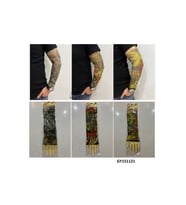 Giyilebilir Dövme 3 Çift 6 Adet Kol Çorap Dövmesi Sleeve tattoo Set11