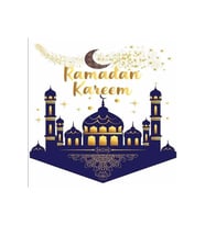 Ramadan Kareem Kumaş Flama Kapı Süsü