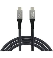 USB 4 Hızlı Şarj, Data ve Görüntü Aktarım Kablosu - Type USB C Thunderbolt 4/3 Uyumlu, USB 4, 40Gbps Veri Aktarım, 240W Şarj Gücü, 8K 60Hz, 4K 144Hz / 120Hz / 60Hz, HDR (1 Metre)