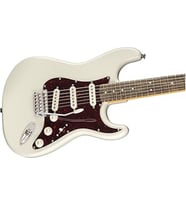 Squier 0374027505 Classic Vibe '70s Stratocaster Hardtail HSS Gitar (Olympic White) Sabit Köprü Beyaz Gövde ve Büyük 70'ler Kafa