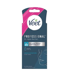 Veet Professional Yüz Ağda Bandı 20'li Hassas Ciltler