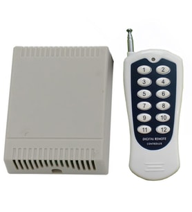 12 VOLT 433 MHZ 12 KANALLI ALICI VERİCİ GARAJ KUMANDASI DEVRESİ (4767)