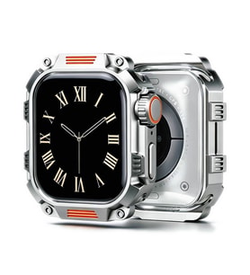 Watch Ultra 49 mm ile Uyumlu Metal Saat Koruyucu Kılıf Zırh Tasarım Kasa