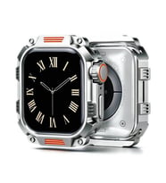 Watch Ultra 49 mm ile Uyumlu Metal Saat Koruyucu Kılıf Zırh Tasarım Kasa
