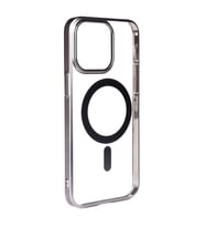 Vendas iPhone 15 Pro Uyumlu Riksos Serisi Wireless Şarj Özellikli Mat Sert PC Kılıf (Gri)